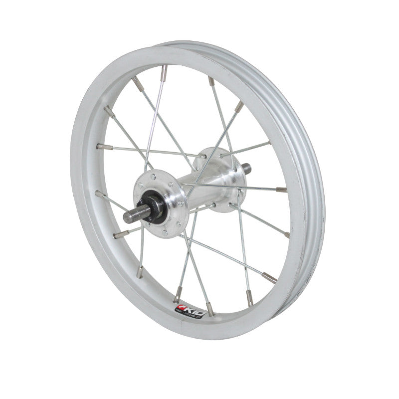 Roue City Patin 12" Avant Jante Et Moyeu Alu Axe Plein 203-12