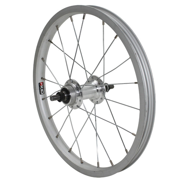 Roue VTT Patin 16" Arrière 16X1,75 Alu Moyeu Acier Axe Plein Roue Libre 1V (Vendu Sans Écrou 9X100)