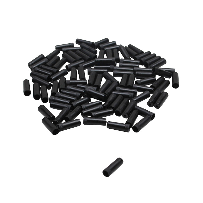 Embout De Gaine 5 mm Plastique Noir (Boite De 100)