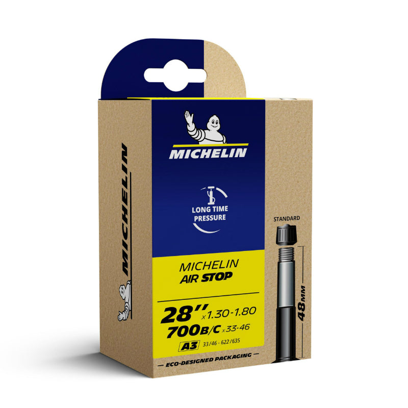 Chambre A Air Vélo 700 X 33-46 Michelin A3 Valve Standard 48 mm