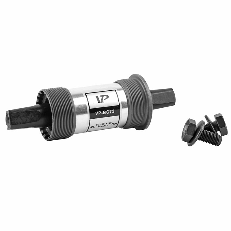 Boîtier Pédalier Newton Carré Alu A Roulement 122 mm (Boite De 68) Filetage Anglais - Bsc - 1,37X24
