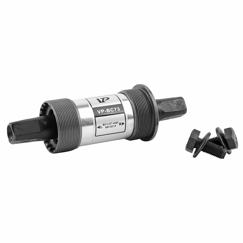 Boîtier Pédalier Newton Carré Alu A Roulement 127 mm (Boite De 68) Filetage Anglais - Bsc - 1,37X24
