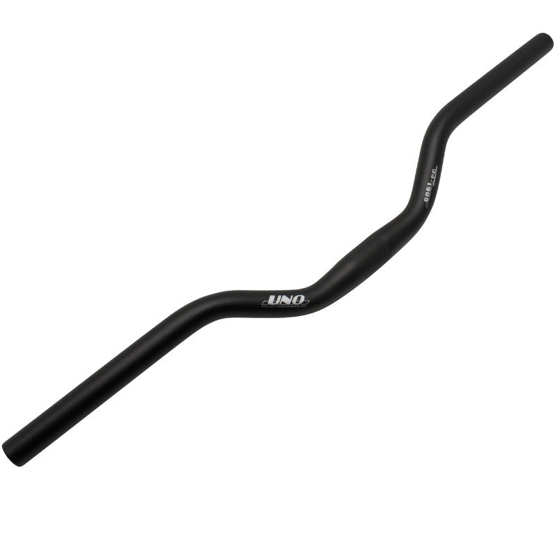 Cintre VTT Demi Releve Alu Noir Mat 25,4 mm L610 mm Hauteur 50 mm