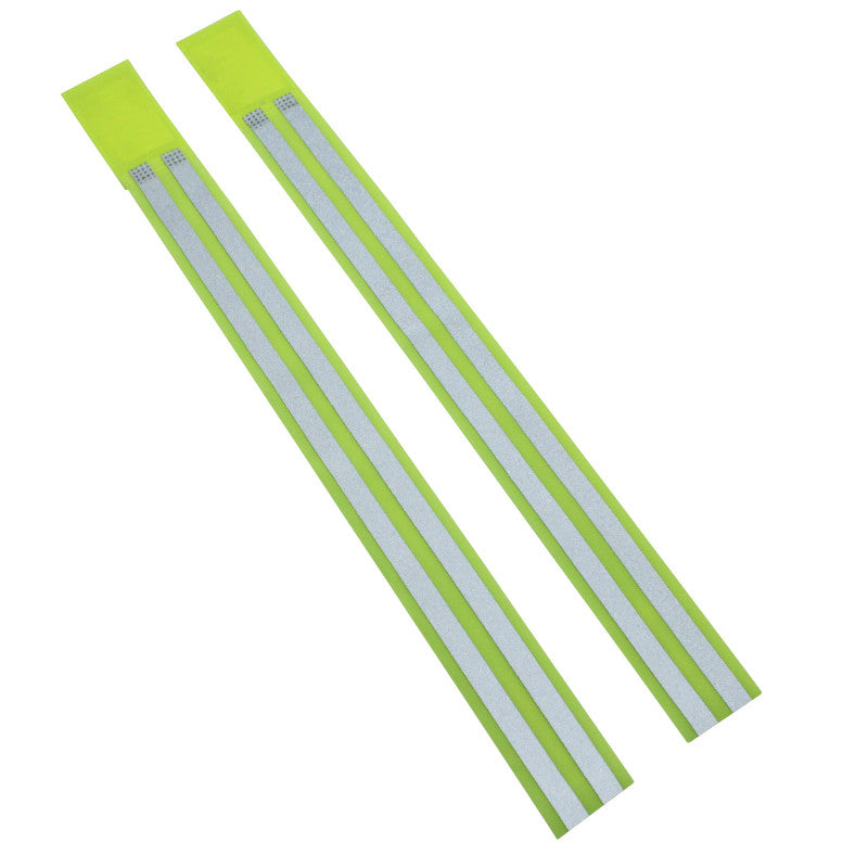 Brassard De Sécurité P2R Jaune Reflechissant A Velcro L420X40 mm (Paire)