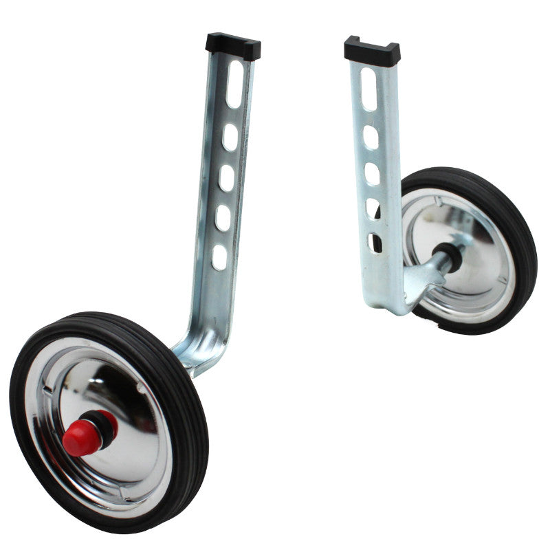 Stabilisateur Vélo Newton Roue Acier Chrome 12-20" (Paire)