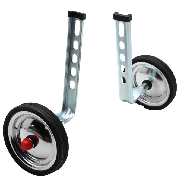Stabilisateur Vélo Newton Roue Acier Chrome 12-20" (Paire)