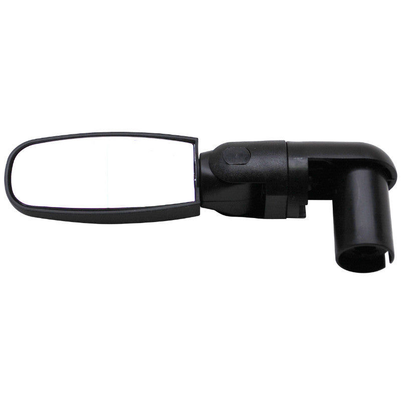 Rétroviseur Vélo Gauche Ou Droit Zefal Spin Rabattable Fixation Extremite Cintre (Utilisation Route) (Miroir 6X3 cm) 25X