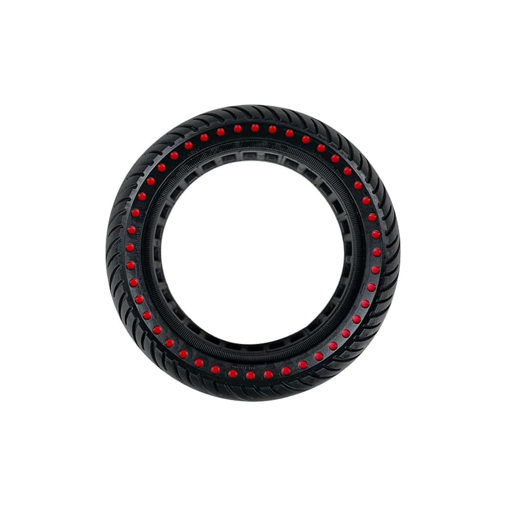 Xiaomi new generation red solid tire en situation