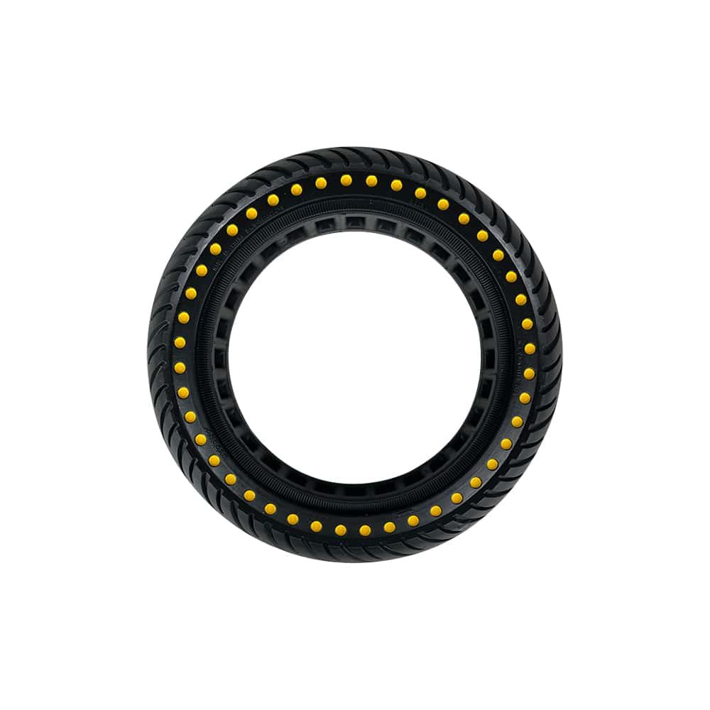 Yellow next-generation solid tire for Xiaomi - vue 2