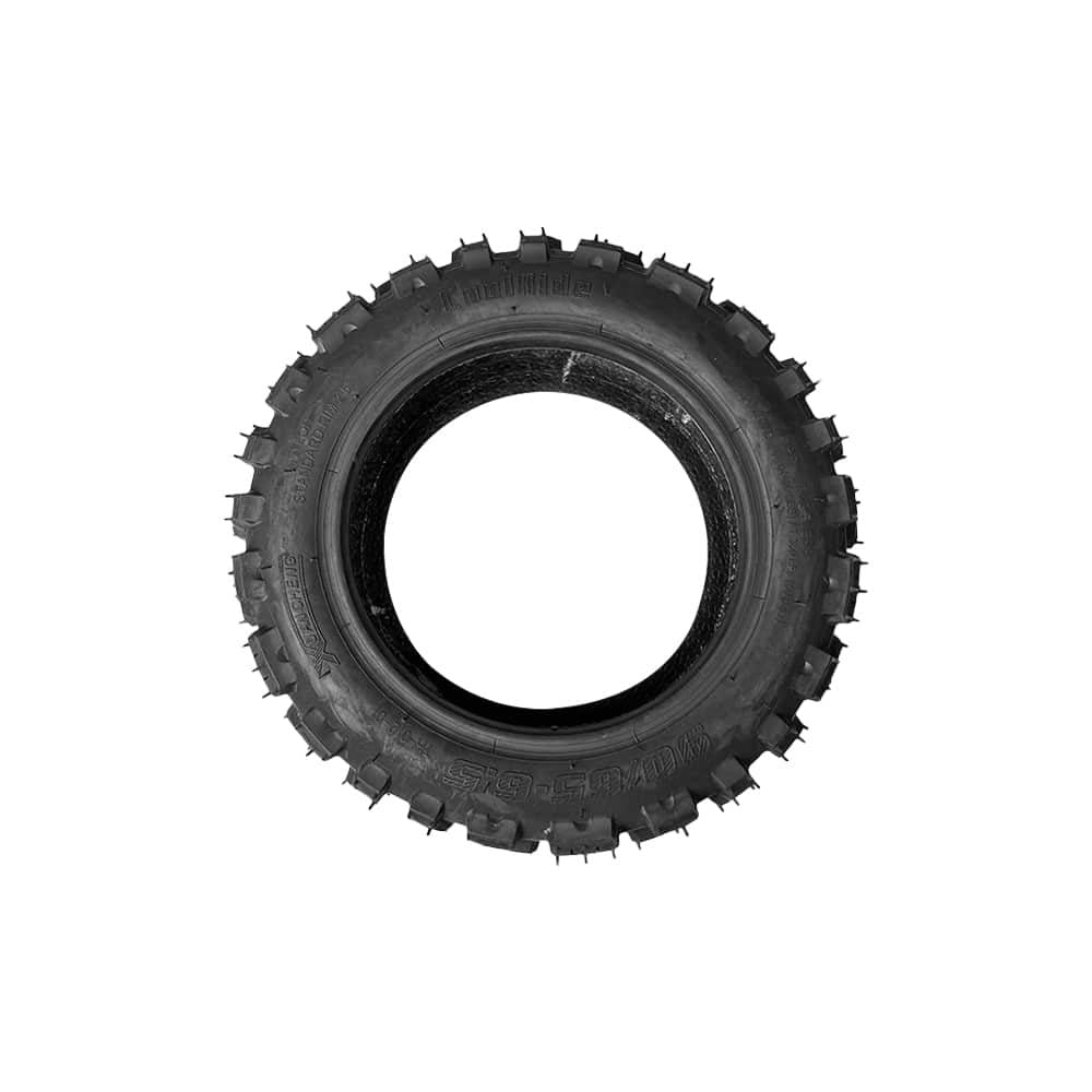 Pneu 90/65-6.5 Off road tubeless en situation