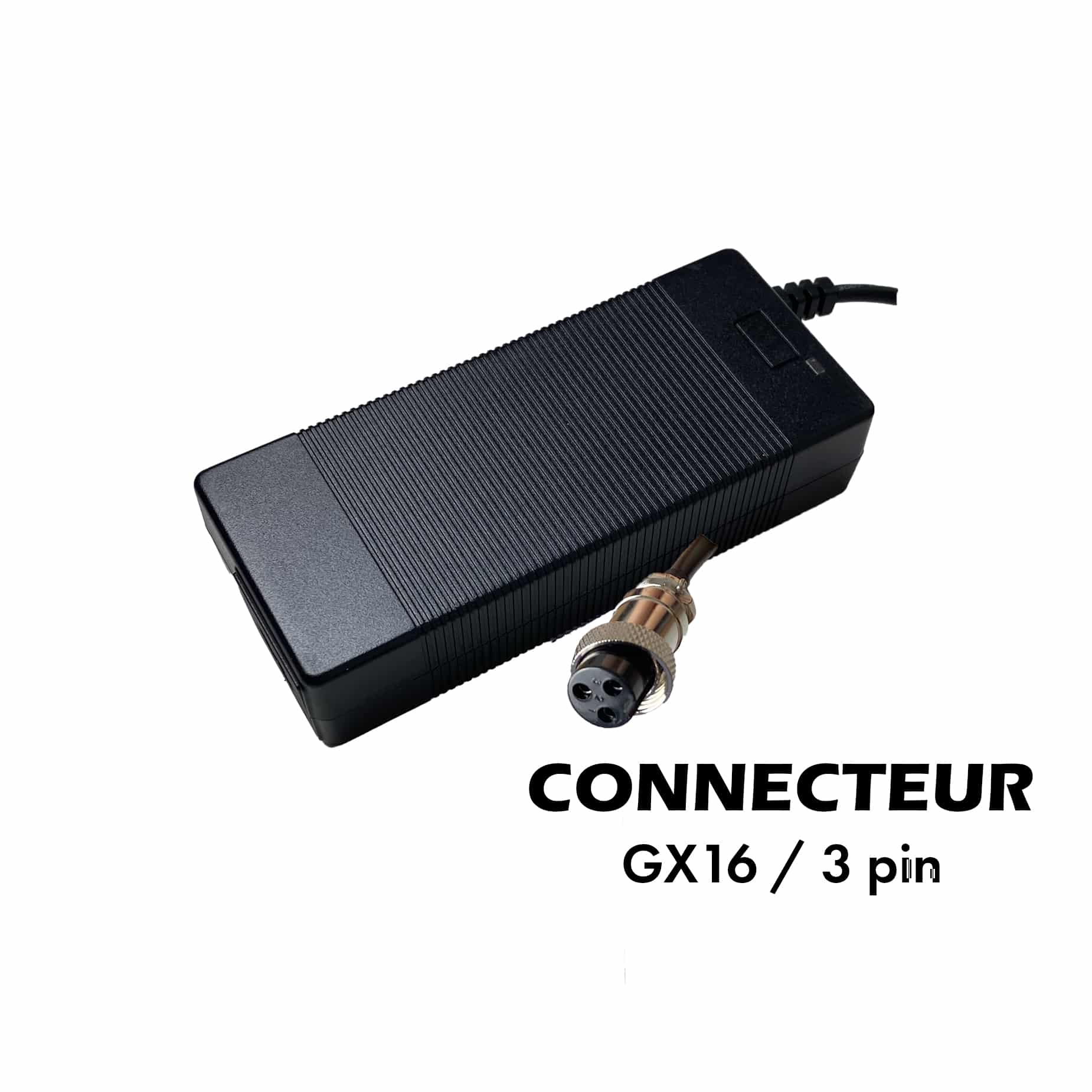 Charger 36V➡️ 42V / 3A (GX16-3p connector)