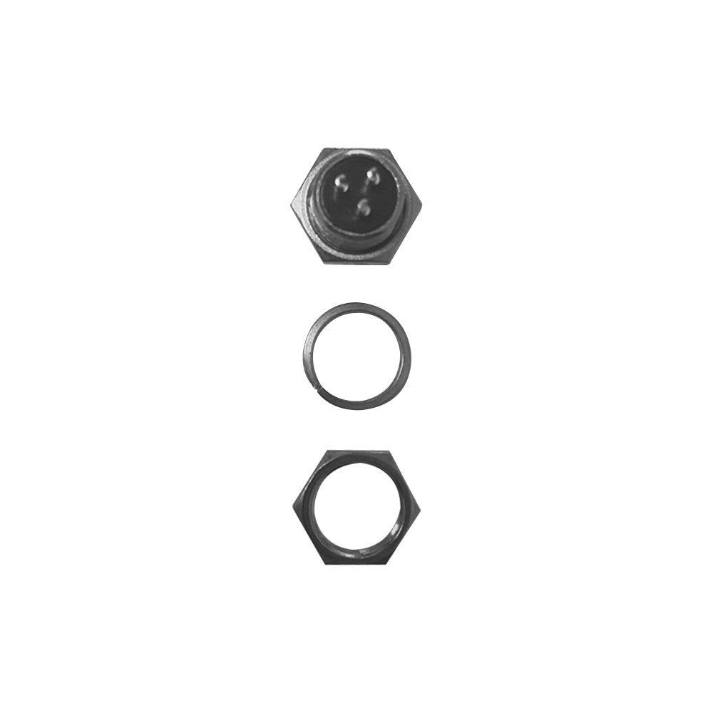Prise GX12 3 pins mâle x5 pcs - vue 3