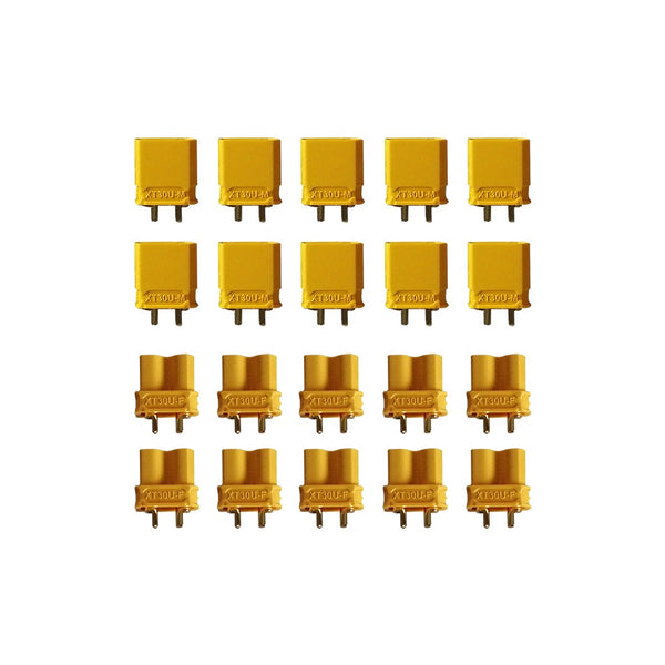 Prises XT30 Male et Femelle X20 Pcs - Generic - Vélo Shop Obernai
