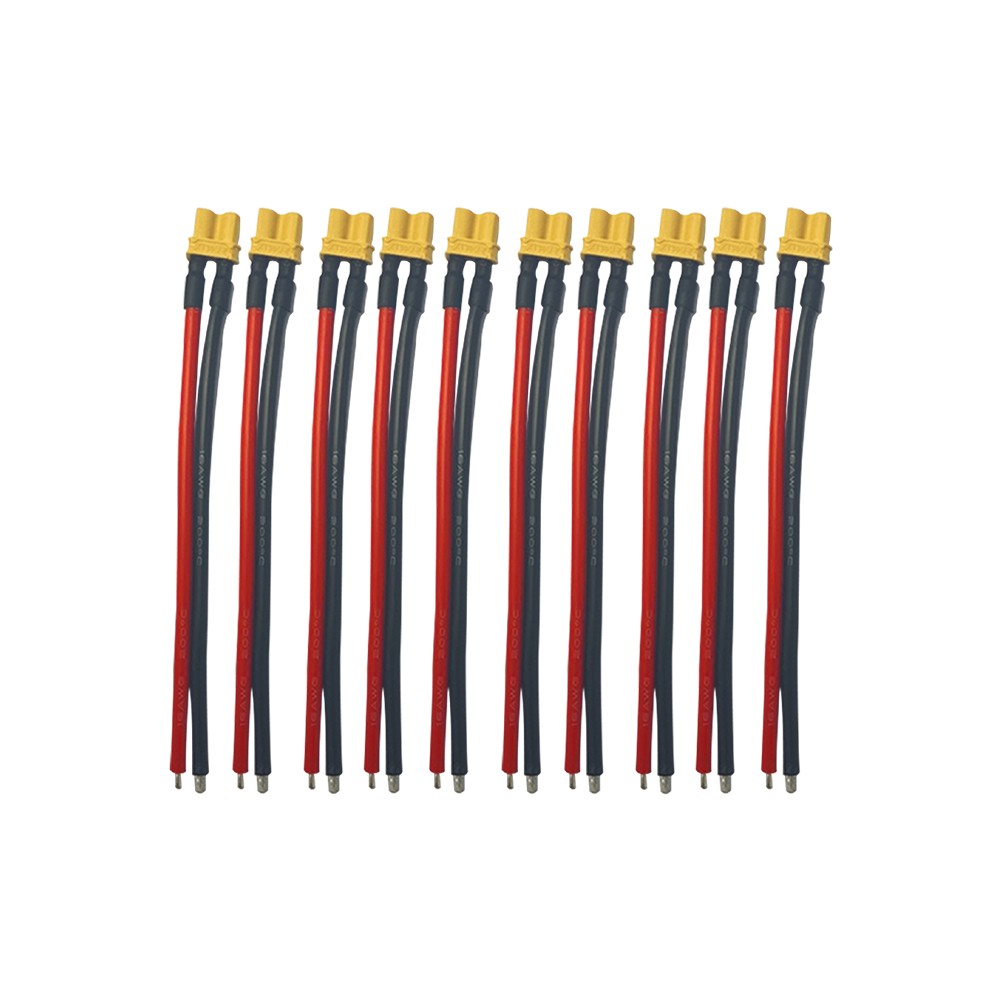 Pack Prises XT30 Avec Cables X10 males + X10 femelles en situation