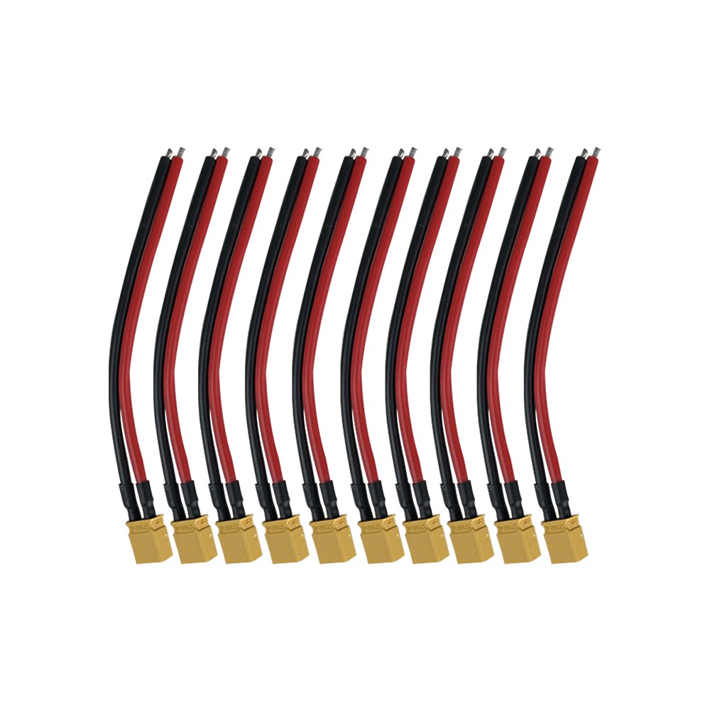 Pack Prises XT30 Avec Cables X10 males + X10 femelles - vue 3
