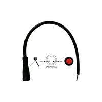 Connecteur etanche 2Pins femelle - vue 2