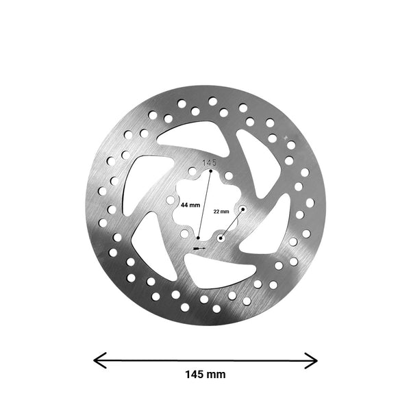 Disque de freins 145 mm 6 trous - Generic - Vélo Shop Obernai