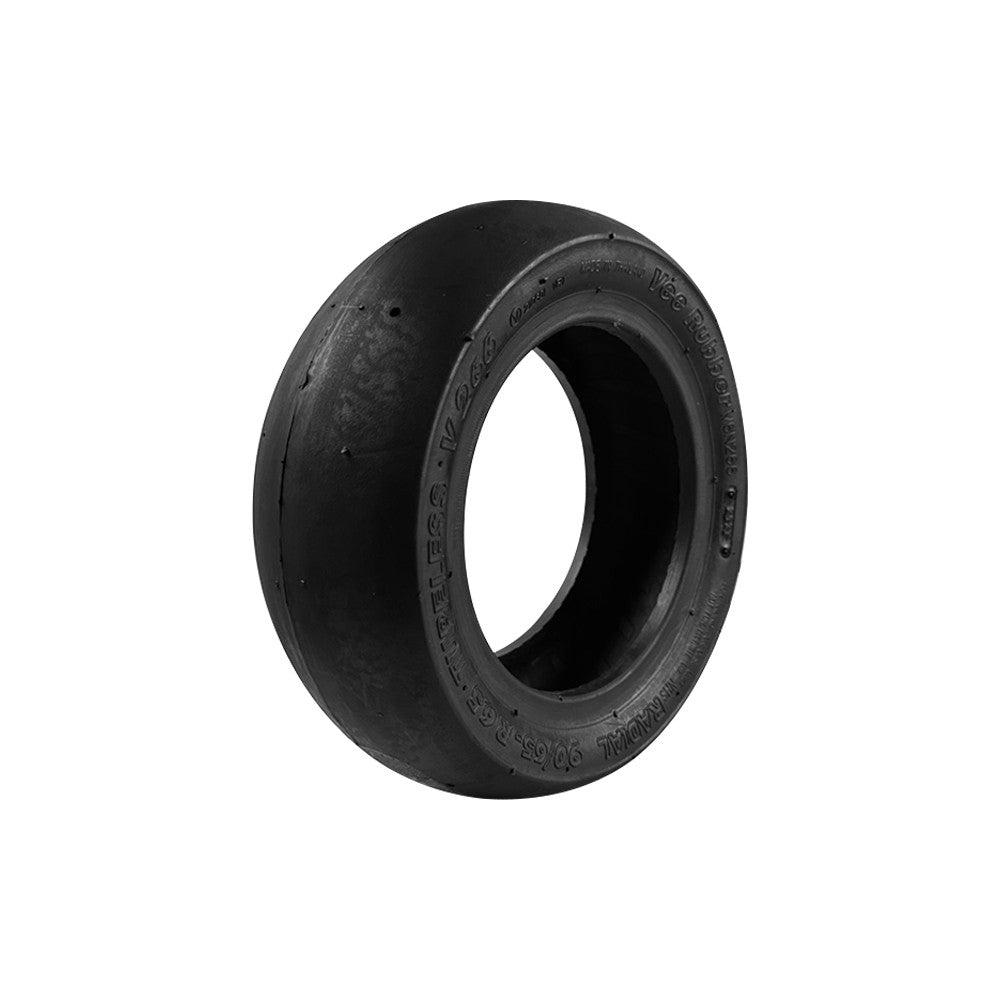 Pneu 90/65-6.5 Slick + Chambre a air en situation