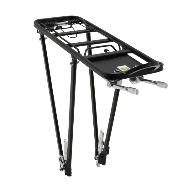 Porte Bagage Vélo Arrière A Tringles P2R Alu Noir Réglable 28"-26"-24''