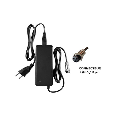 36V ➡️ 42V / 2A Charger (GX16-3p connector)