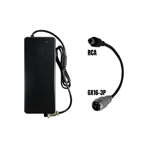 PACK Chargeur 48V ➡️ 54.6V / 2A (connecteur RCA) - Generic - Vélo Shop Obernai