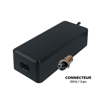 24V ➡️ 29.4V / 2A Charger (GX16-3p connector)
