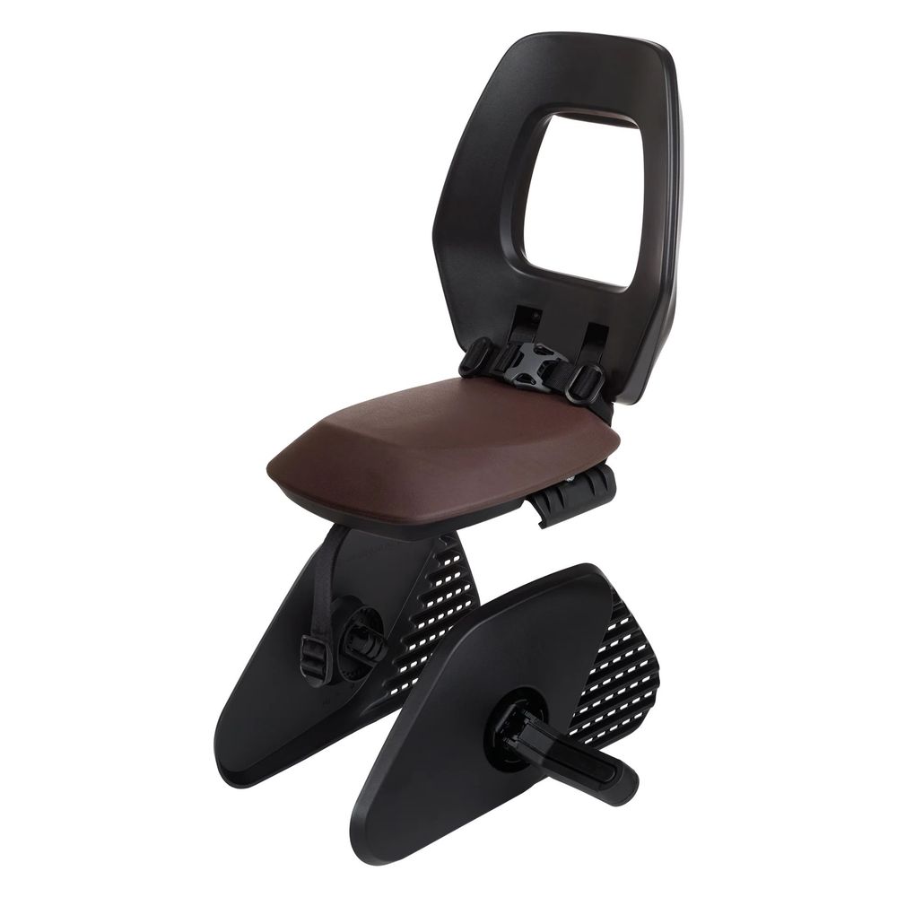 Bobike siège arrière junior One carrier noir/marron foncé