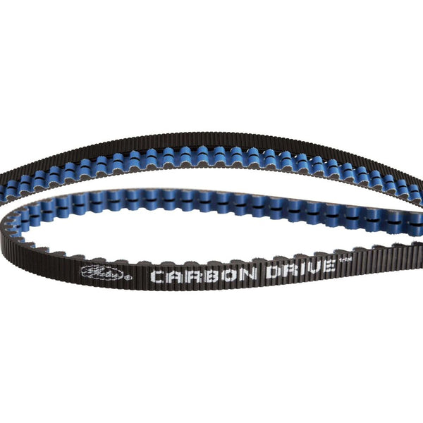 Courroie carbone Gates CDX Carbon Drive 120 dents noir/bleu