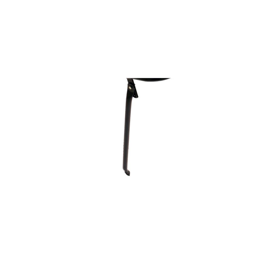 Pied porteur avant Steco sans crochet d'éclairage m noir