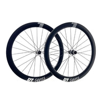 Paire de roues DT Swiss ERC 1600 Spline Disc Carbone 45 mm (avec pneus) - vue 1