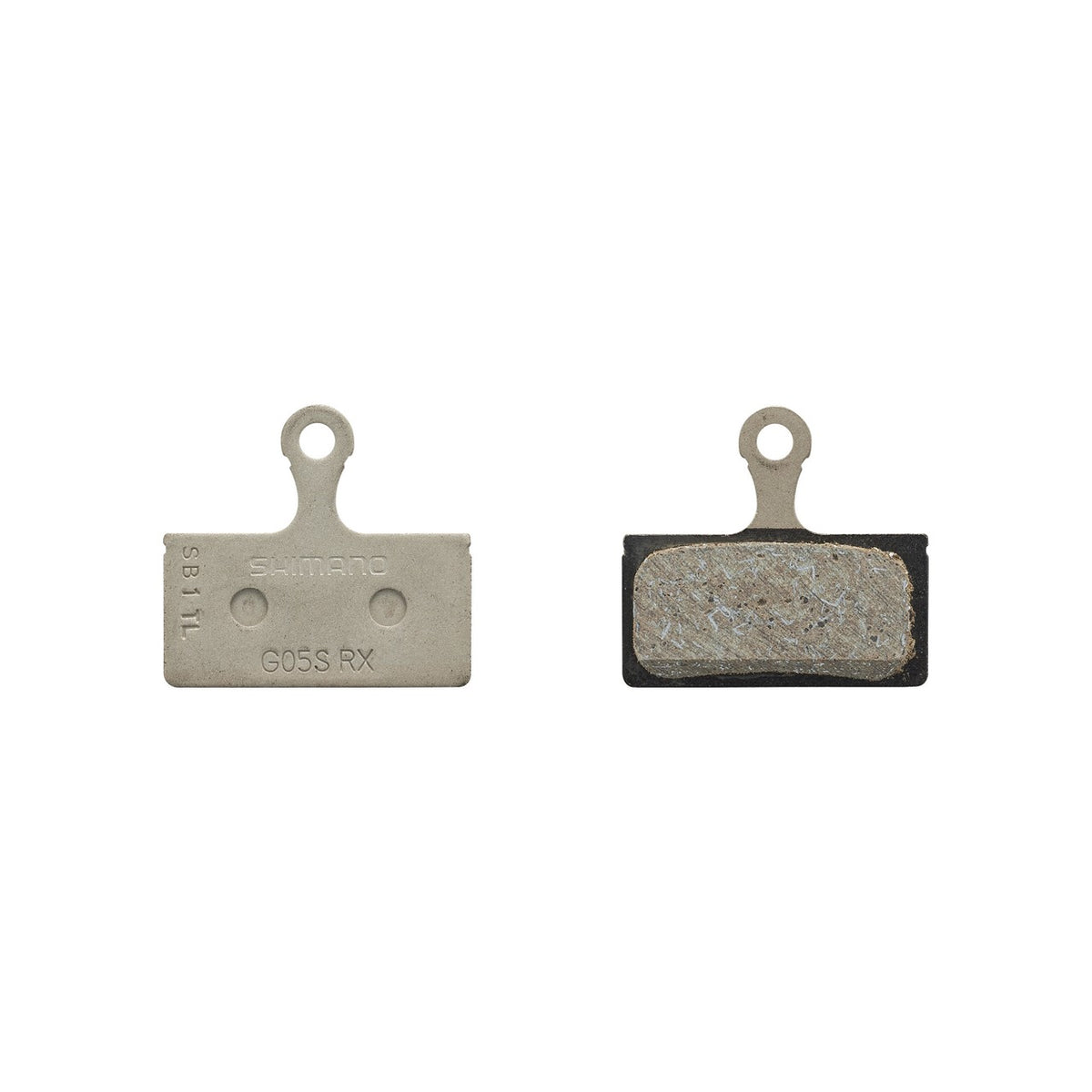 Shimano Plaquettes de frein à disque BP-G05S-RX résine sans ailettes