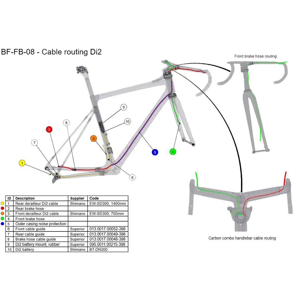 Vélo de route Superior RR 9.8 Ultegra Di2 - vue 7