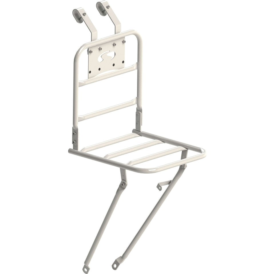 Steco Porte-bagage avant Transport Comfort blanc en situation