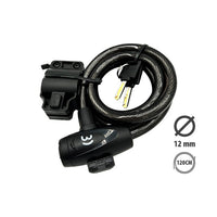 Antivol diam 12 long 1m20 clés + support - vue 4