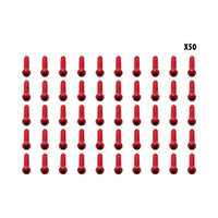 Red cable stops x50 pcs - vue 4