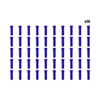 Arrets de cables bleu x50 pcs - vue 3