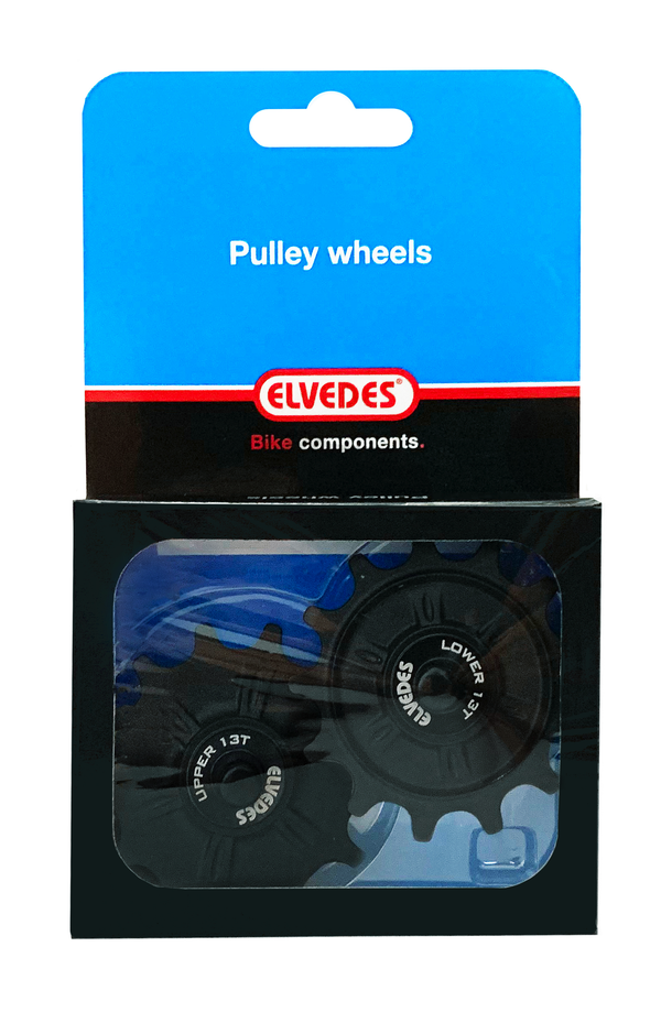 1 kit galets de dérailleur Elvedes pour Shimano MTB 12 vit. et Route M9100/8100/7100