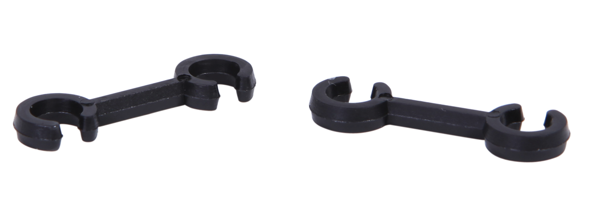100 x câble Elvedes Clips 4 - 5mm PVC