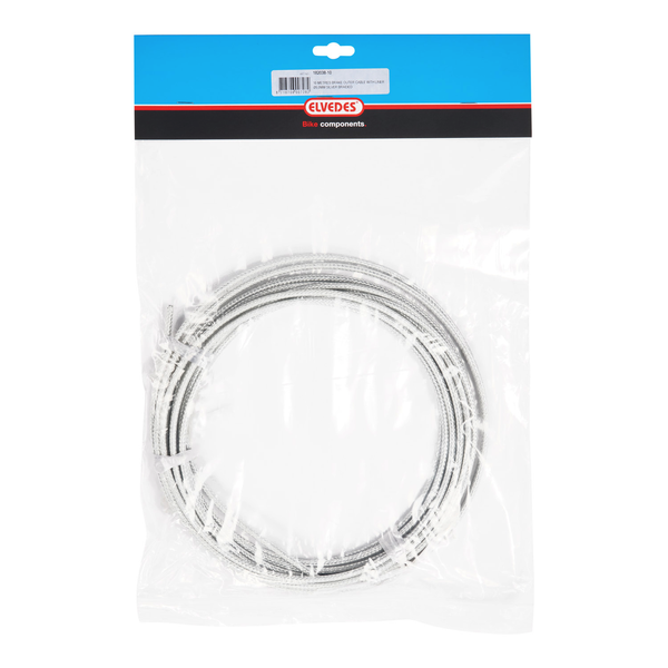 10m gaine de frein Silver tressée Elvedes avec liner Ø5,0mm