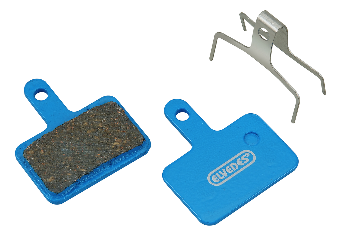 25 paires plaquettes de frein organic Elvedes pour Shimano BR-M375, M415-M495, M515, M52