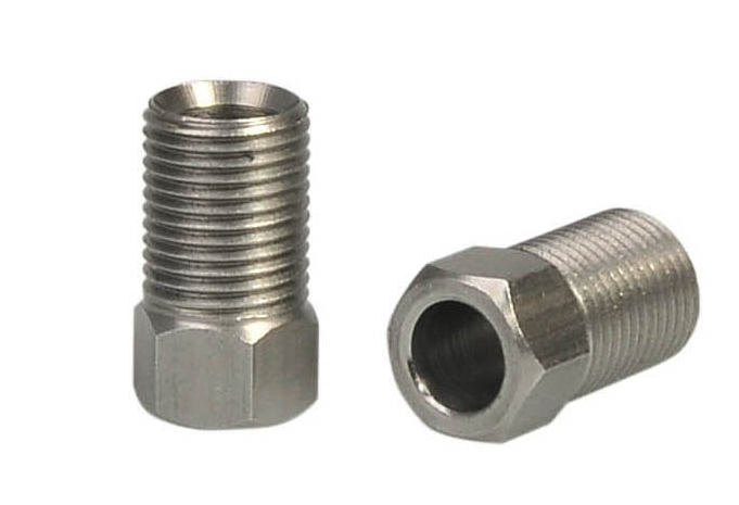 30x Hydro écrou de compression M8x0,75 Stainless Steel pour durite Elvedes