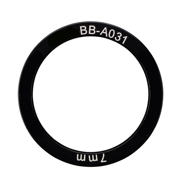 3x Spacer aluminium de boîtier de pédalier 38x30x7mm Elvedes