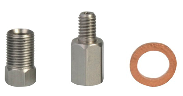 4 set de connecteur Elvedes M6, écrou de compression et joint