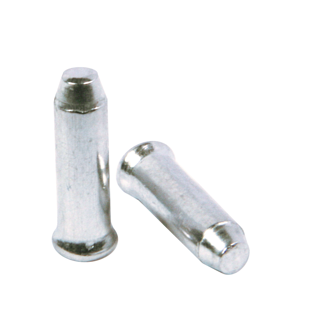 500x embout de câble Elvedes Ø2,3 aluminium (grain de riz)