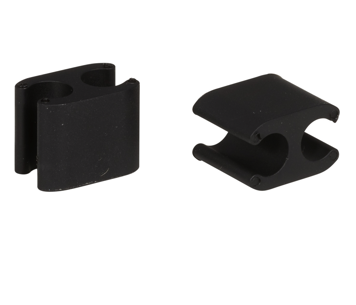 50x Clips câble duo black 5,0mm / 2,5mm Elvedes