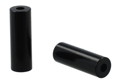50x embout gaine Elvedes Ø 3,65 à Ø 4,05mm, aluminium black
