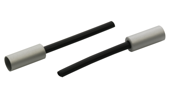 50x embout gaine Elvedes Ø5x14mm aluminium Silver