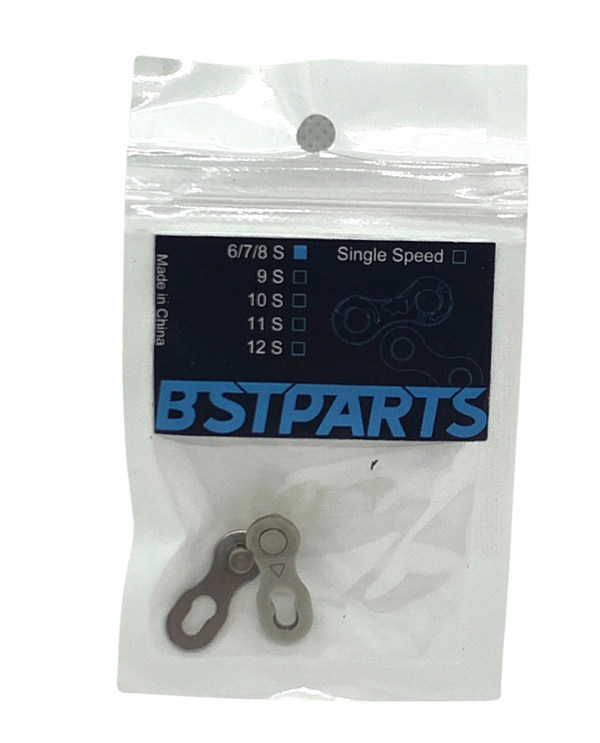 Attache rapide BST Parts SP8, 6/7/8 vitesses, argent