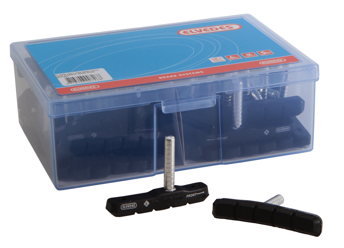 Boite de 25 paires de patins Elvedes Cantilever 72mm