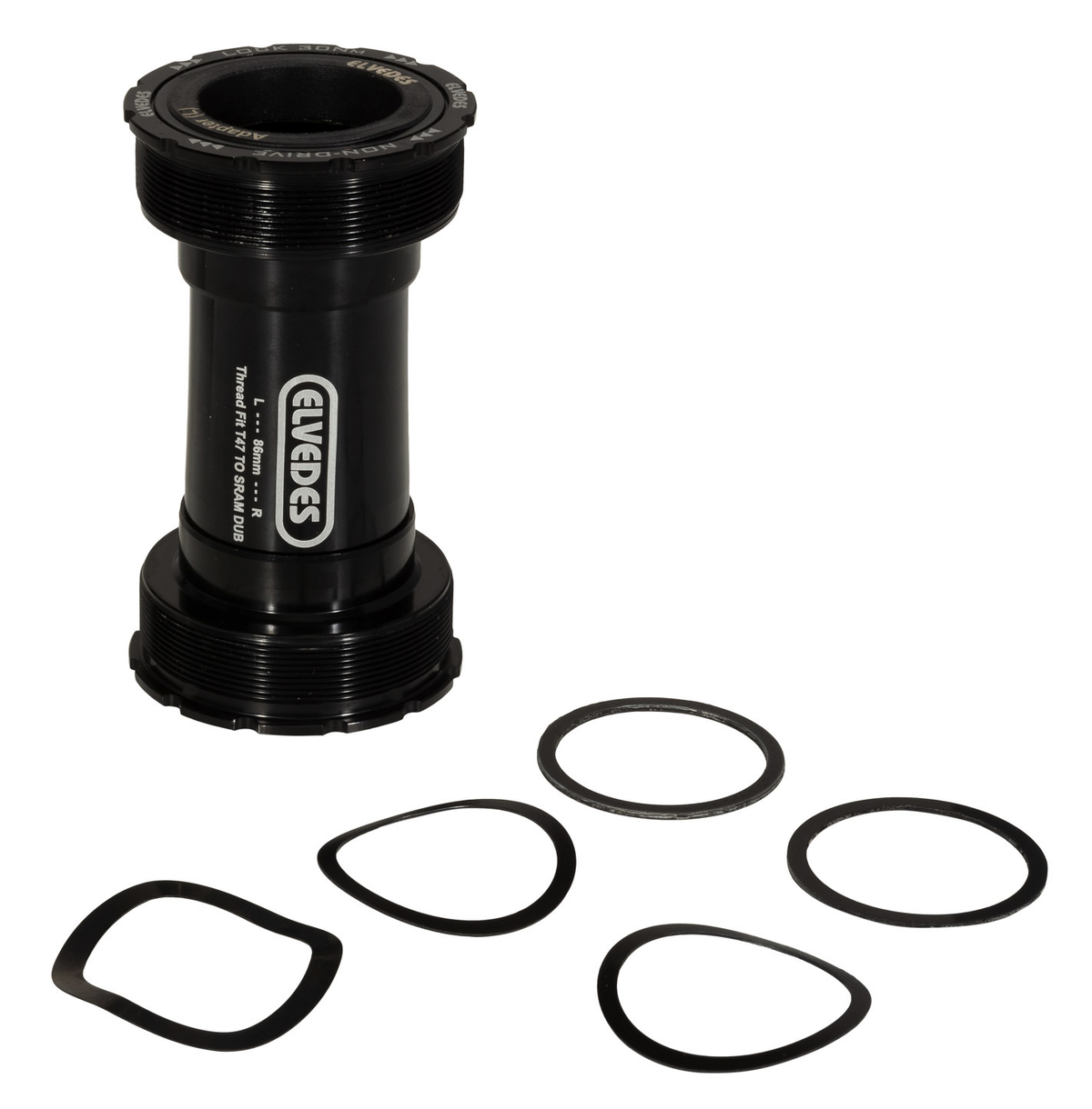 Boîtier de pédalier thread fit Elvedes T47 86mm pour SRAM DUB